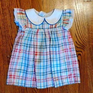 Bella Bliss baby girl plaid dress size 18mo